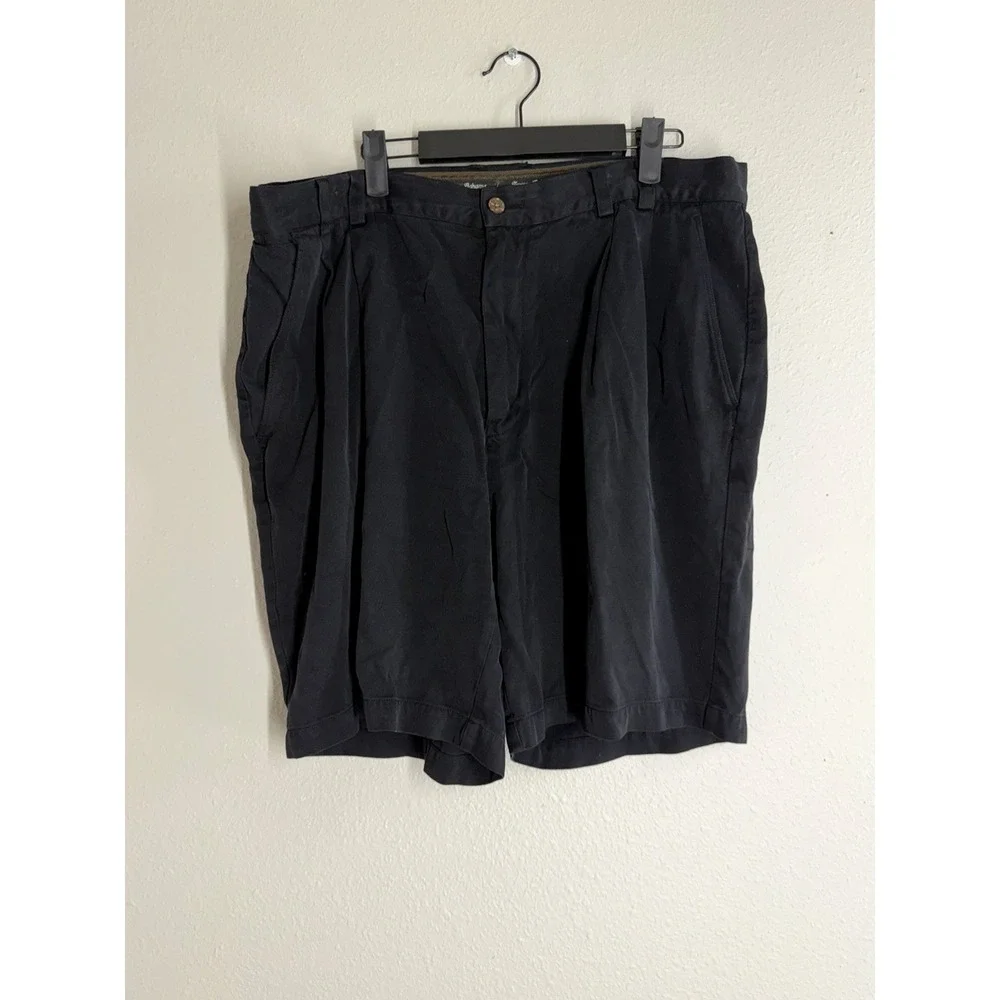 Tommy Bahama Silk Shorts Mens‎ Size 38 Pockets Lightweight Outdoors Chino Black